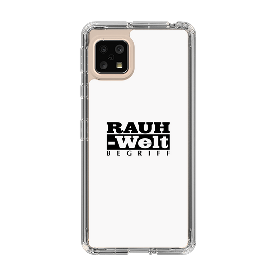 Slim Protection Case［ RAUH-Welt BEGRIFF - Logo - White ］