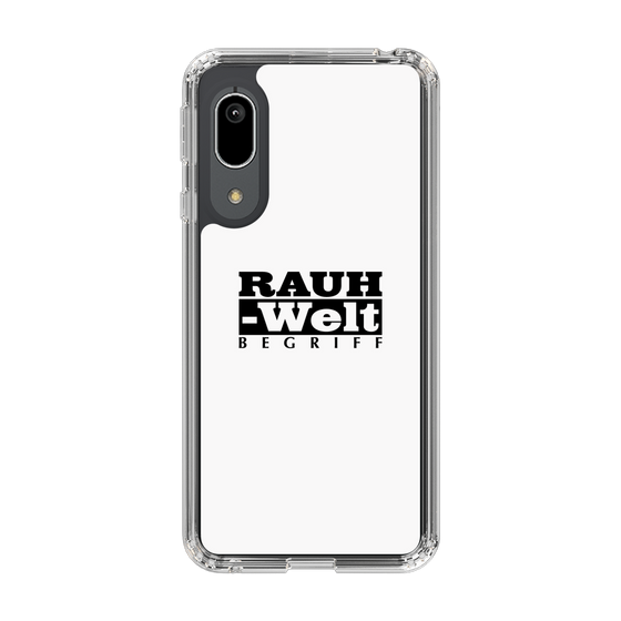 Slim Protection Case［ RAUH-Welt BEGRIFF - Logo - White ］