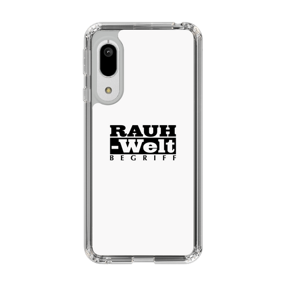 Slim Protection Case［ RAUH-Welt BEGRIFF - Logo - White ］
