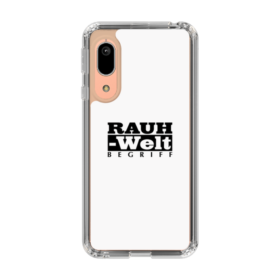 Slim Protection Case［ RAUH-Welt BEGRIFF - Logo - White ］