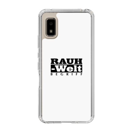 Slim Protection Case［ RAUH-Welt BEGRIFF - Logo - White ］