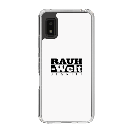 Slim Protection Case［ RAUH-Welt BEGRIFF - Logo - White ］