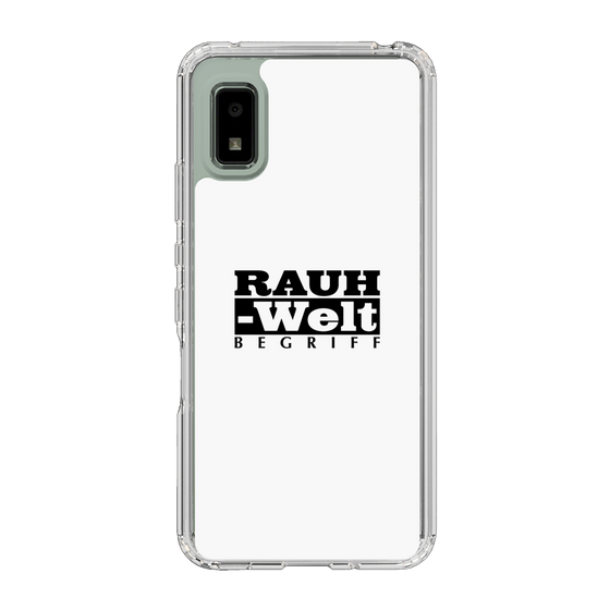 Slim Protection Case［ RAUH-Welt BEGRIFF - Logo - White ］