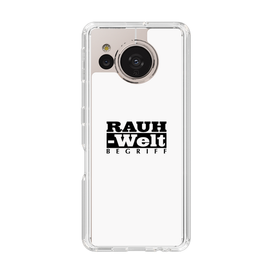 Slim Protection Case［ RAUH-Welt BEGRIFF - Logo - White ］