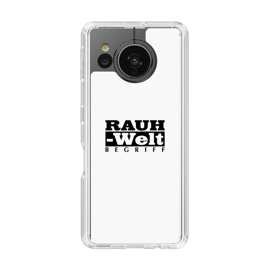 Slim Protection Case［ RAUH-Welt BEGRIFF - Logo - White ］