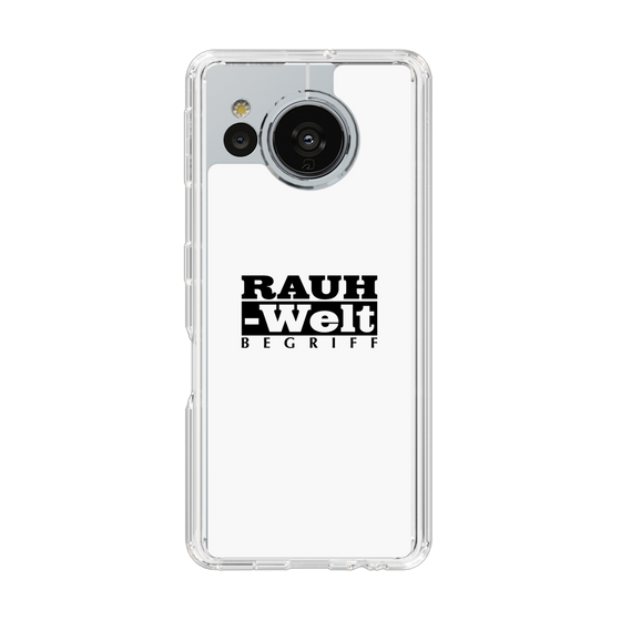 Slim Protection Case［ RAUH-Welt BEGRIFF - Logo - White ］