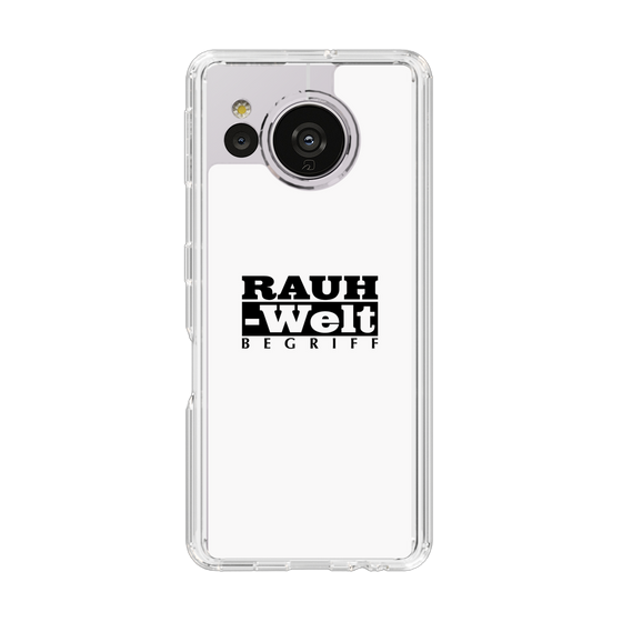 Slim Protection Case［ RAUH-Welt BEGRIFF - Logo - White ］