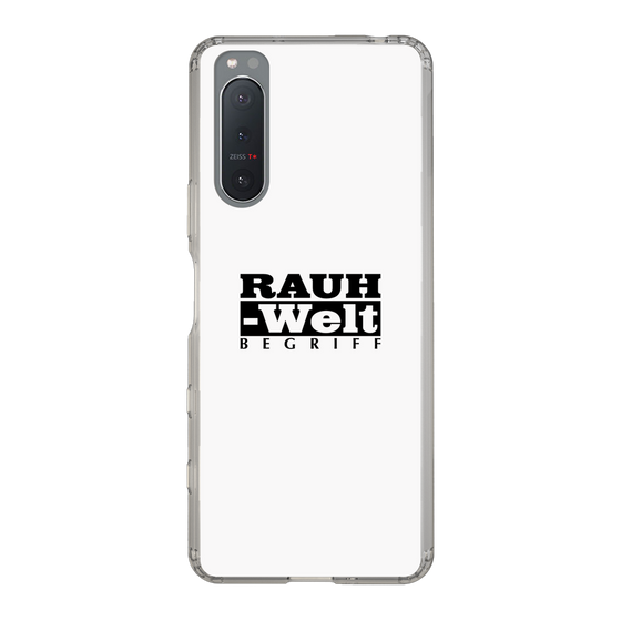 Slim Protection Case［ RAUH-Welt BEGRIFF - Logo - White ］