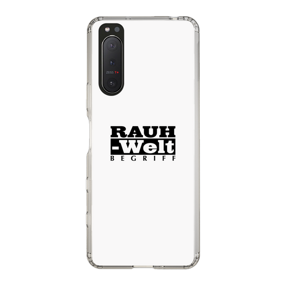 Slim Protection Case［ RAUH-Welt BEGRIFF - Logo - White ］
