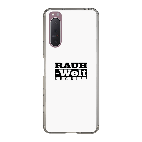 Slim Protection Case［ RAUH-Welt BEGRIFF - Logo - White ］