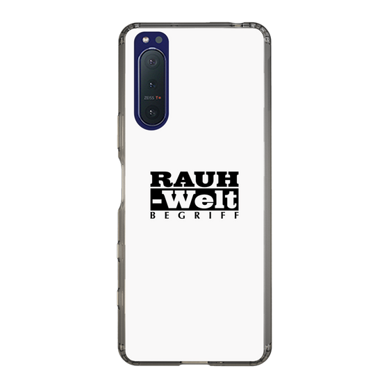Slim Protection Case［ RAUH-Welt BEGRIFF - Logo - White ］