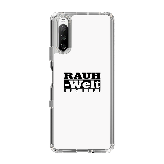 Slim Protection Case［ RAUH-Welt BEGRIFF - Logo - White ］