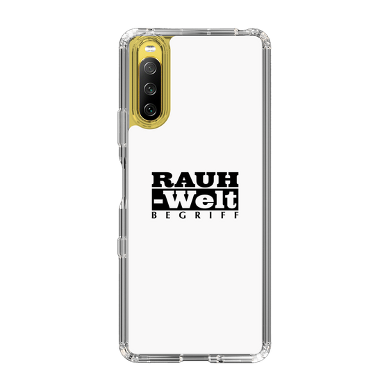 Slim Protection Case［ RAUH-Welt BEGRIFF - Logo - White ］
