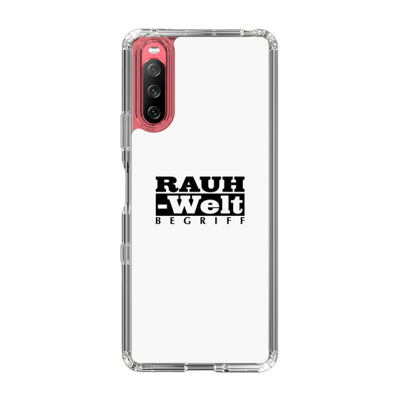 Slim Protection Case［ RAUH-Welt BEGRIFF - Logo - White ］