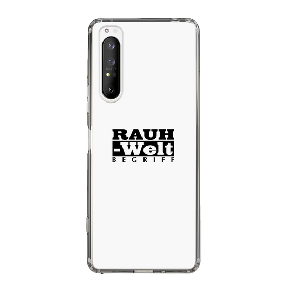 Slim Protection Case［ RAUH-Welt BEGRIFF - Logo - White ］
