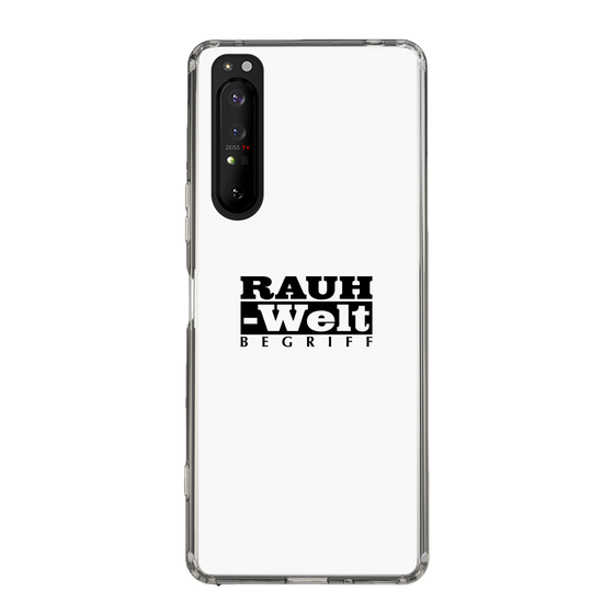 Slim Protection Case［ RAUH-Welt BEGRIFF - Logo - White ］