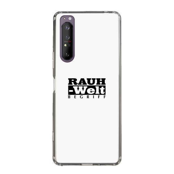 Slim Protection Case［ RAUH-Welt BEGRIFF - Logo - White ］