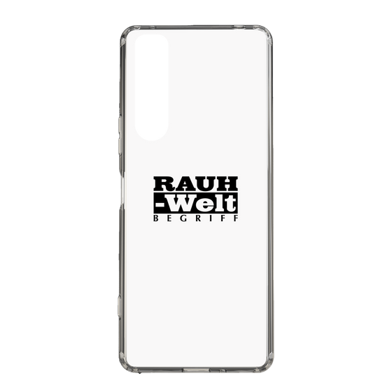 Slim Protection Case［ RAUH-Welt BEGRIFF - Logo - White ］