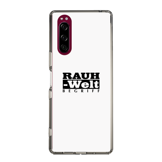 Slim Protection Case［ RAUH-Welt BEGRIFF - Logo - White ］