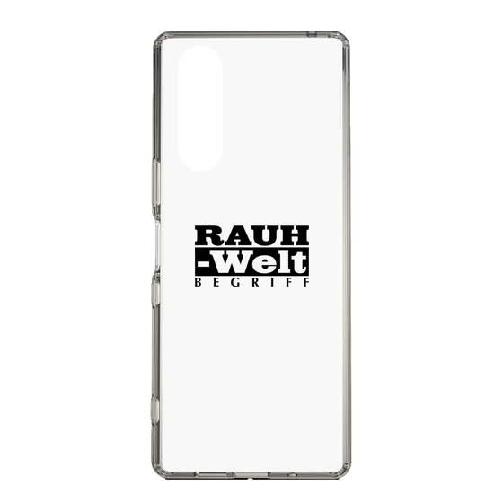 Slim Protection Case［ RAUH-Welt BEGRIFF - Logo - White ］