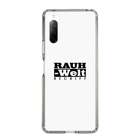 Slim Protection Case［ RAUH-Welt BEGRIFF - Logo - White ］