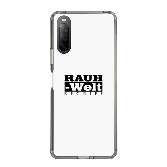 Slim Protection Case［ RAUH-Welt BEGRIFF - Logo - White ］
