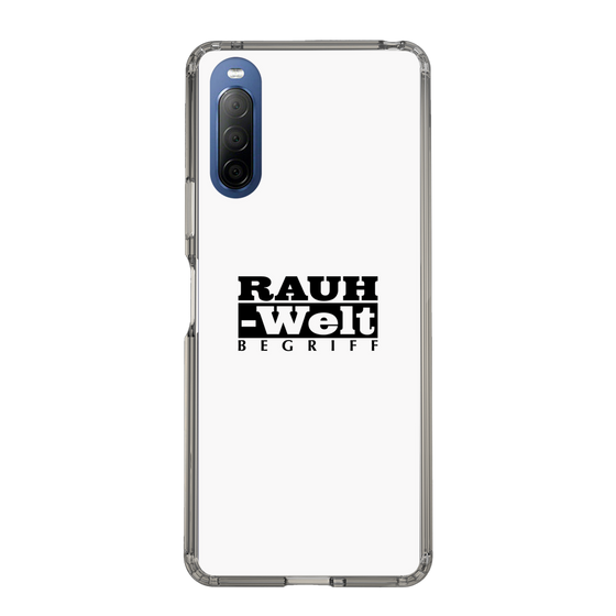 Slim Protection Case［ RAUH-Welt BEGRIFF - Logo - White ］