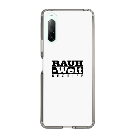 Slim Protection Case［ RAUH-Welt BEGRIFF - Logo - White ］