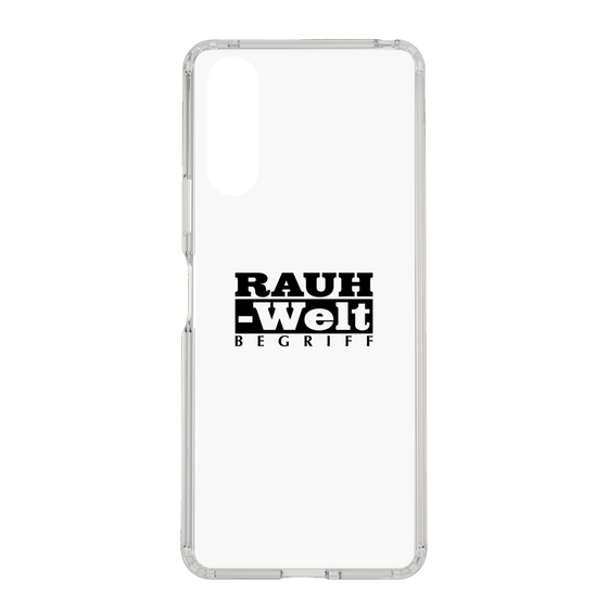 Slim Protection Case［ RAUH-Welt BEGRIFF - Logo - White ］
