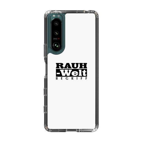 Slim Protection Case［ RAUH-Welt BEGRIFF - Logo - White ］