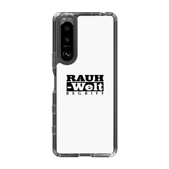 Slim Protection Case［ RAUH-Welt BEGRIFF - Logo - White ］