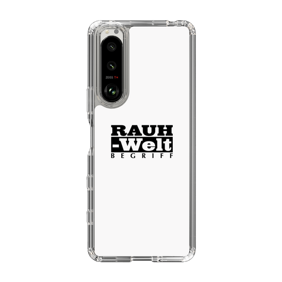 Slim Protection Case［ RAUH-Welt BEGRIFF - Logo - White ］