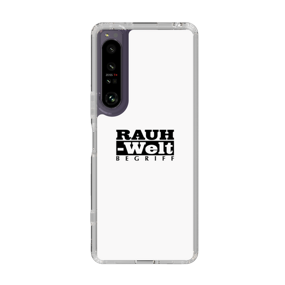 Slim Protection Case［ RAUH-Welt BEGRIFF - Logo - White ］