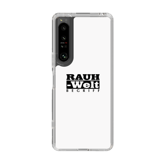 Slim Protection Case［ RAUH-Welt BEGRIFF - Logo - White ］