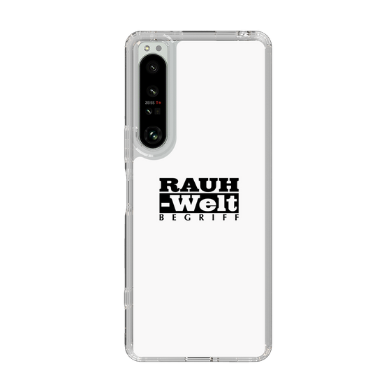 Slim Protection Case［ RAUH-Welt BEGRIFF - Logo - White ］