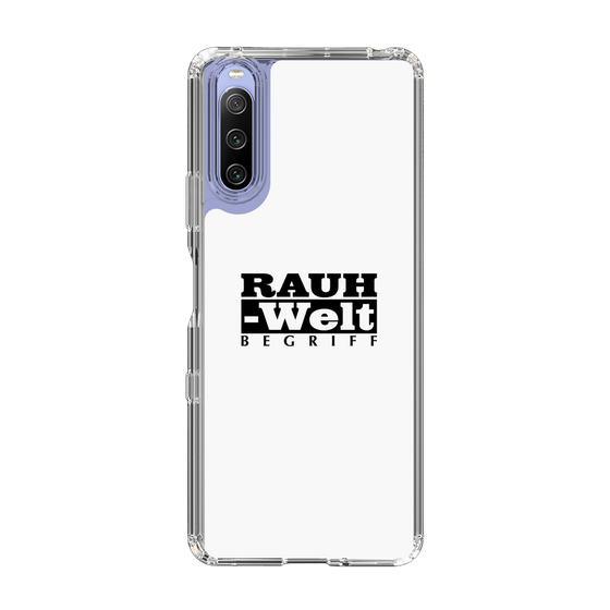 Slim Protection Case［ RAUH-Welt BEGRIFF - Logo - White ］