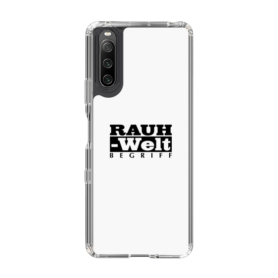 Slim Protection Case［ RAUH-Welt BEGRIFF - Logo - White ］
