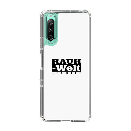 Slim Protection Case［ RAUH-Welt BEGRIFF - Logo - White ］