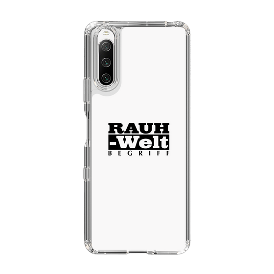Slim Protection Case［ RAUH-Welt BEGRIFF - Logo - White ］