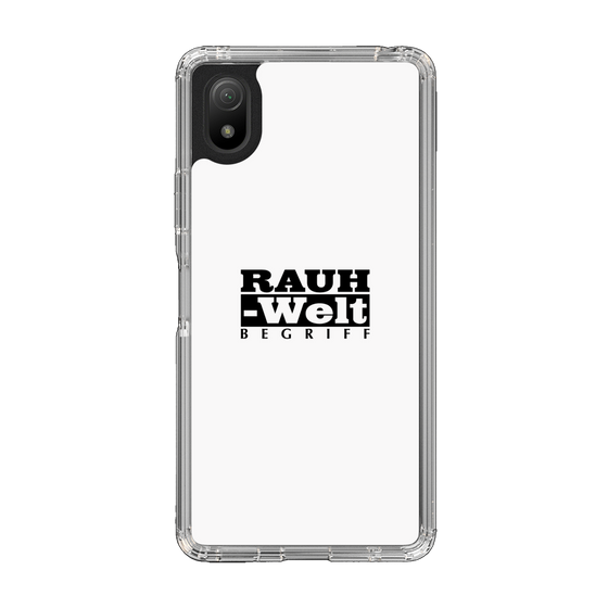 Slim Protection Case［ RAUH-Welt BEGRIFF - Logo - White ］