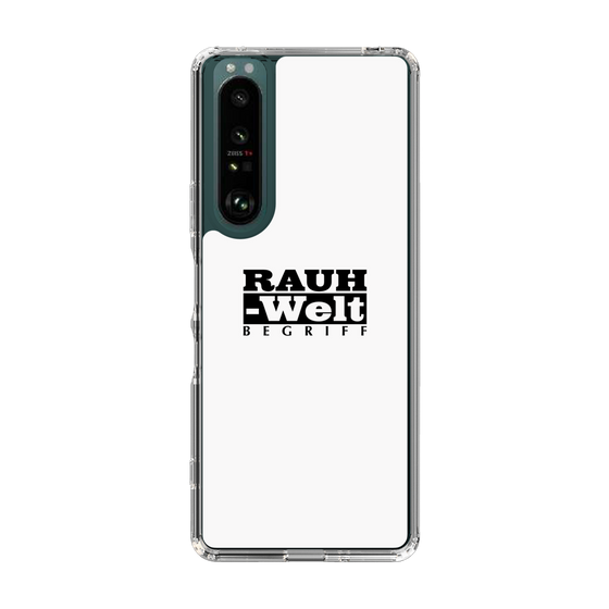 Slim Protection Case［ RAUH-Welt BEGRIFF - Logo - White ］