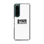 Slim Protection Case［ RAUH-Welt BEGRIFF - Logo - White ］
