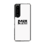 Slim Protection Case［ RAUH-Welt BEGRIFF - Logo - White ］