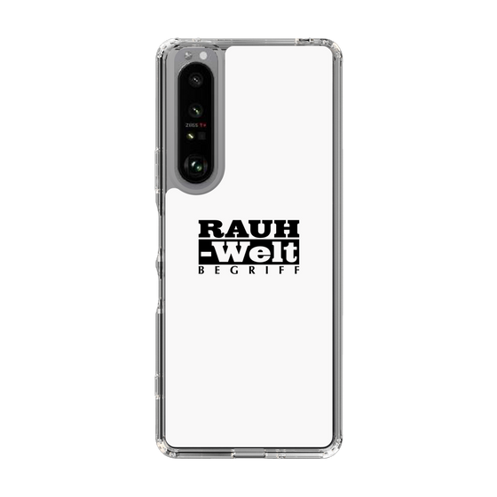 Slim Protection Case［ RAUH-Welt BEGRIFF - Logo - White ］