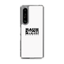 Slim Protection Case［ RAUH-Welt BEGRIFF - Logo - White ］
