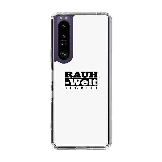 Slim Protection Case［ RAUH-Welt BEGRIFF - Logo - White ］