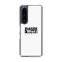 Slim Protection Case［ RAUH-Welt BEGRIFF - Logo - White ］