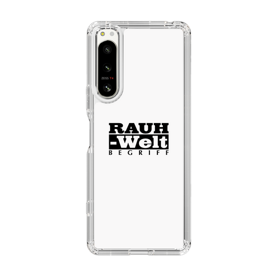 Slim Protection Case［ RAUH-Welt BEGRIFF - Logo - White ］