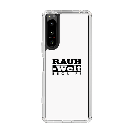 Slim Protection Case［ RAUH-Welt BEGRIFF - Logo - White ］