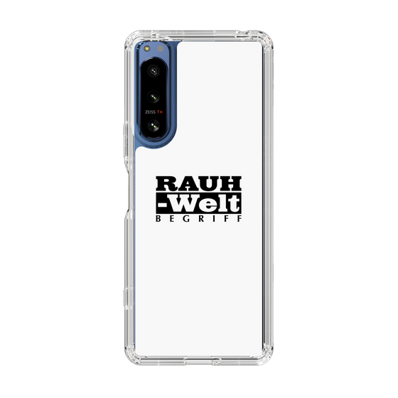 Slim Protection Case［ RAUH-Welt BEGRIFF - Logo - White ］